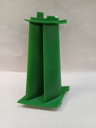 Восковая модель сопловой лопатки ТВД ДГ90 правого вращения